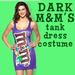 Dark Chocolate M&M's Tank Dress Costume