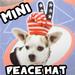 Mini Peace Sign Hat