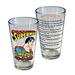Superman Powerful Pick-Up Lines Glass
