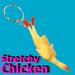 Stretchy Chicken Keychain